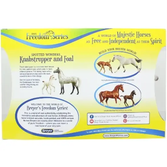 Breyer Freedom Series Spotted Wonders 1:12 Scale Model Horse Set image {2}