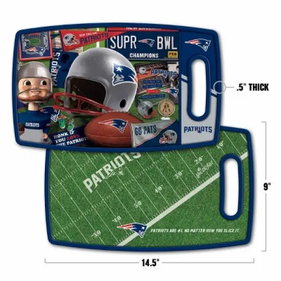 NFL New England Patriots Retro Series Cutting Board image {1}