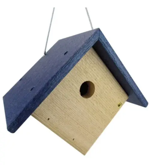 JCS Wildlife Cedar & Poly Wren, Chickadee, & Warbler Birdhouse image {5}