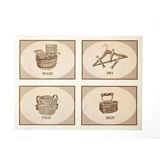 The Lakeside Collection Vintage Laundry Room Collection - Washing Machine Magnet 1 Pieces image {1}