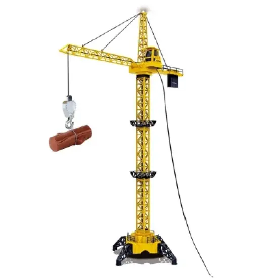 Ready! Set! Play! Link 50" Wired Remote Control Crawler Crane With Tower Lights And Adjustable Height image {1}