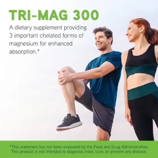 DaVinci Labs TRI-MAG 300 - Mg Supplement with Mg Glycinate, Malate & Taurate - Supports Heart, and More* - Vegetarian - Gluten-Free - 120 Caps image {2}