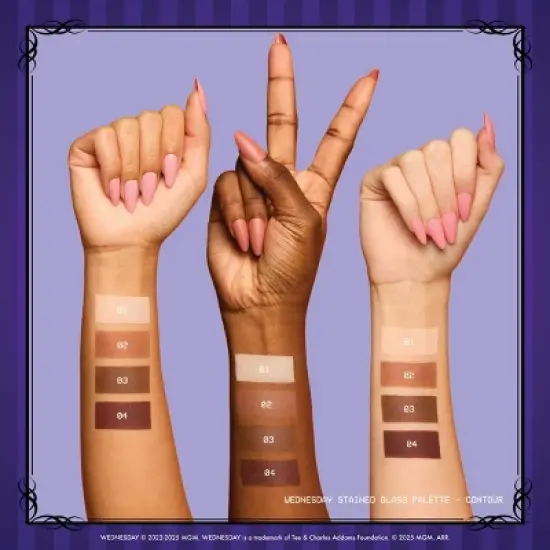 NYX Professional Makeup Wednesday Stained Glass Contour Palette - 2.88oz image {4}