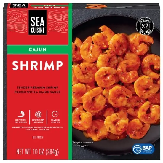 Sea Cuisine Cajun Shrimp - Frozen - 10oz image {5}