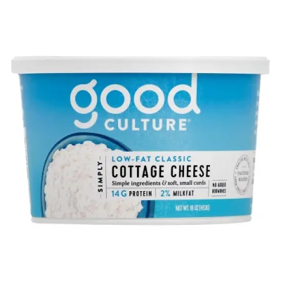 Good Culture 2% Milkfat Simply Cottage Cheese - 16oz image {6}