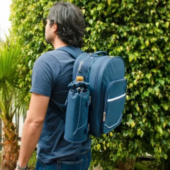 Picnic at Ascot - Two Person Picnic Backpack with Soft Side Cooler image {1}