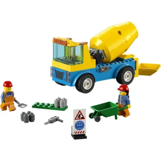 LEGO City Great Vehicles Cement Mixer Truck Toy 60325 image {1}