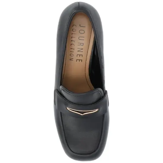 Journee Collection Womens Liyla Tru Comfort Foam Low Heel Square Toe Pumps image {3}