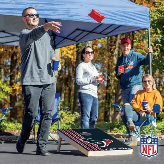 NFL Houston Texans 2'x3' Wood Cornhole Set image {6}
