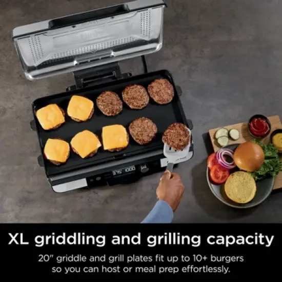Ninja Sizzle Pro XL 20-Inch Indoor Griddle & Grill with ProTemp IQ - GX101 image {4}