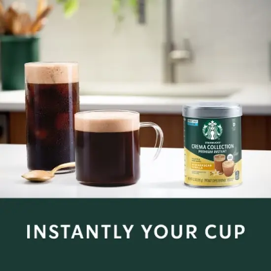 Starbucks Crema Collection Madagascar Vanilla Premium Instant Coffee - 21.36oz/3ct image {7}