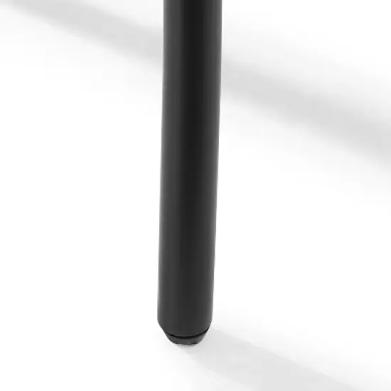 7pc Hayden Extendable Dining Set with Camille Chairs Matte Black/Slate - Crosley image {13}