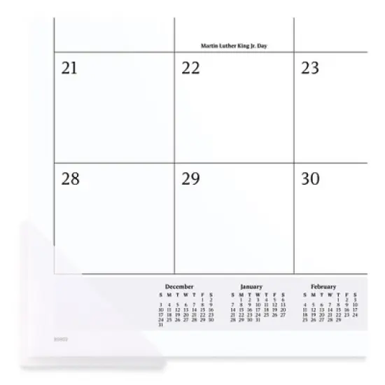 Seascape Panoramic Desk Pad, Seascape Panoramic Photography, 22 x 17, White Sheets, Clear Corners, 12-Month (Jan-Dec): 2026 image {5}