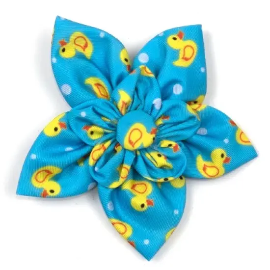 The Worthy Dog Rubber Duck Flower Adjustable Collar Attachment Accessory image {3}