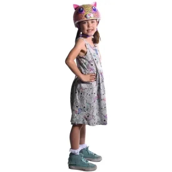 Raskullz Cutie Cat Cycling Girls' Bike Helmet image {4}