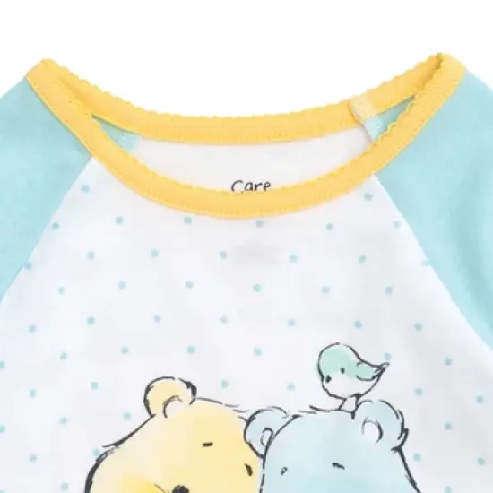 Care Bears Bedtime Bear Funshine Bear Pajama Shirt and Pants Sleep Set Newborn to Toddler image {4}