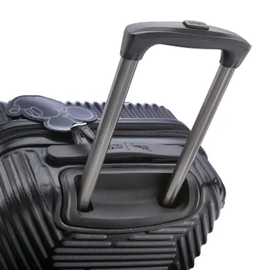 American Tourister Kids' Mickey Molded Hardside Carry On Spinner Suitcase - Black image {3}