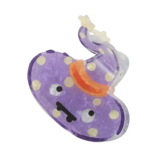 Unique Bargains Halloween Claw Clip Orange Black 1 Pc image {10}