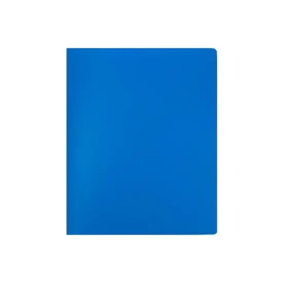 JAM Paper 10-Pocket Heavy Duty Folders Blue 3/Pack (389MP10buc) 389MP10BUC image {2}