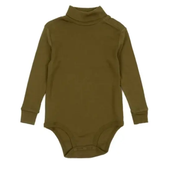 Leveret Baby Long Sleeve Turtleneck Bodysuit image {7}