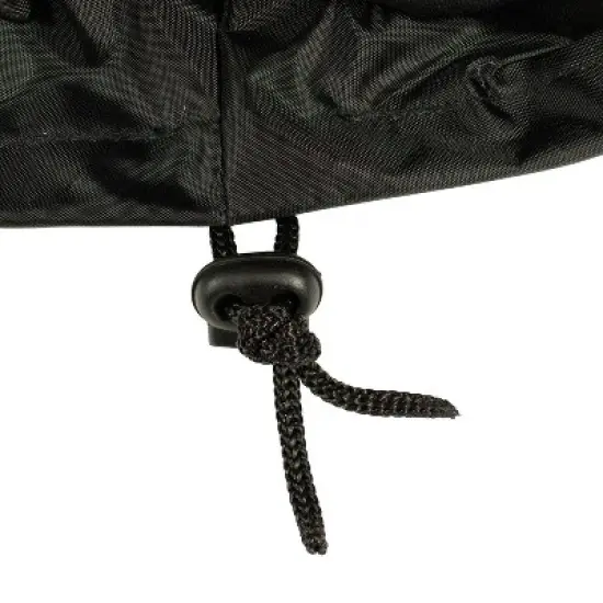 Sunnydaze 420D Oxford Cloth Fire Pit Cover - 22.5" Diameter x 16" H - Black image {3}