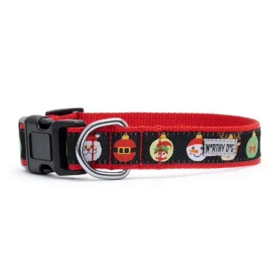 The Worthy Dog Deck the Halls Adjustable Dog Collar image {3}