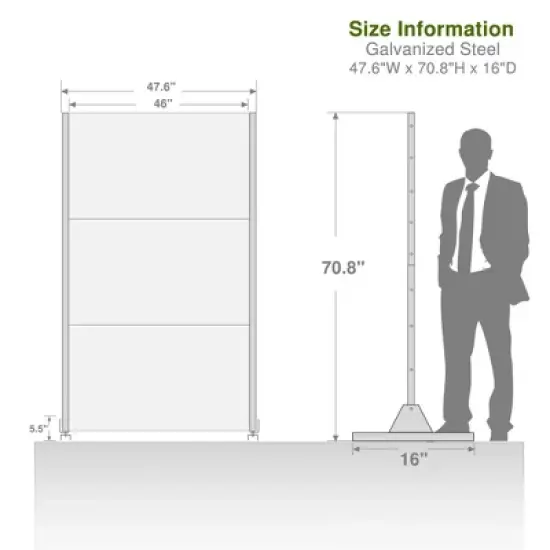 PexFix Metal Freestanding Privacy Screen Garden Fence For Deck Patio Balcony Outdoor Privacy Panel Star Design image {4}