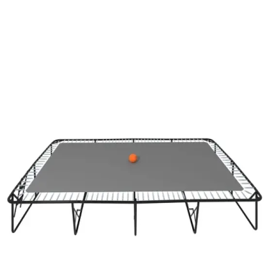 NAYSAYE Trampoline 10FT by 17FT with Basketball Hoop and Advanced Ladder for Outdoor Fun and Fitness, Green, 204.00"*120.00"*141.00" image {4}