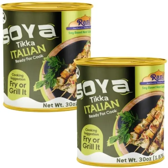Soya Tikka Italian - 30oz (1.875lbs) 850g, Pack of 2 - Rani Brand Authentic Indian Products image {6}