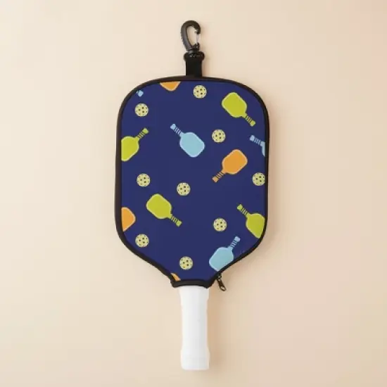 Personalization Mall Repeating Pickleball Paddle Cover image {1}