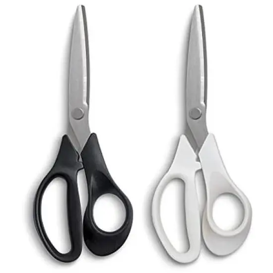 HITOUCH BUSINESS SERVICES 8" Stainless Steel Scissors Straight Handle 2/Pack TR55030 image {4}
