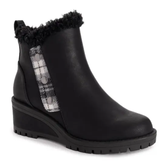 MUK LUKS  Women's Norway Halden Wedge Booties image {9}