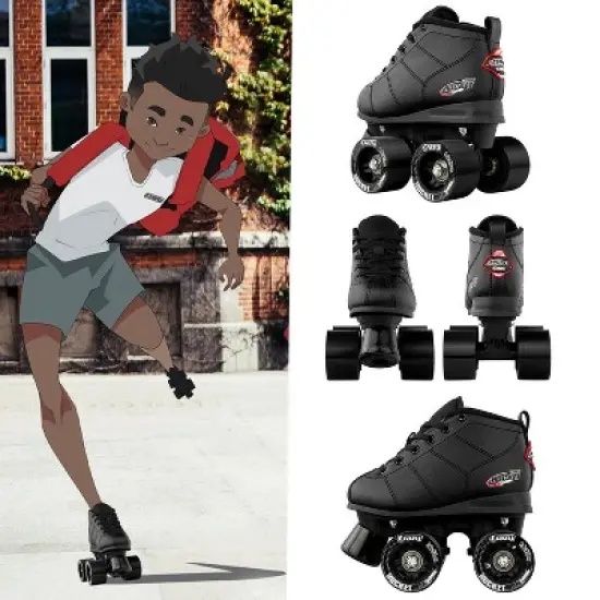 Crazy Skates Rocket Roller Skates For Boys - Great Beginner Kids Quad Skates image {4}