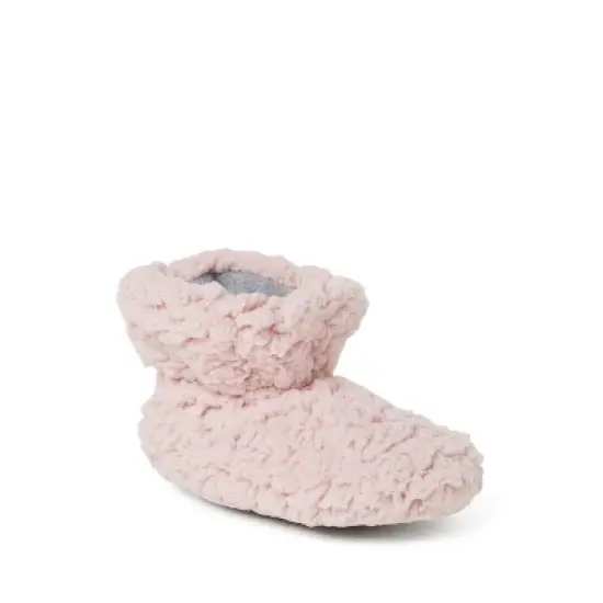 Dearfoams Kid's Unisex Harley Pile Baby Bootie Slipper image {6}