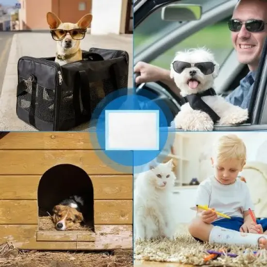 Racxily 50Pcs/Set Dog Training Pads Puppy Pee Pads Cat Wee Mats Potty-Train 24x18In M image {6}