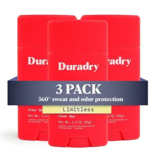 Duradry AM Deodorant & Antiperspirant - Prescription Strength Deodorant for Hyperhidrosis, Antiperspirant for Women & Men image {10}