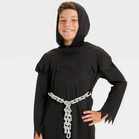 Kids' Reaper Halloween Costume Robe - Hyde and EEK! Boutique&trade; Black image {2}