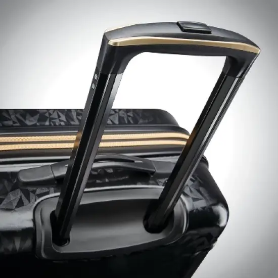 American Tourister Belle Voyage Hardside Medium Checked Spinner Suitcase - Black image {3}