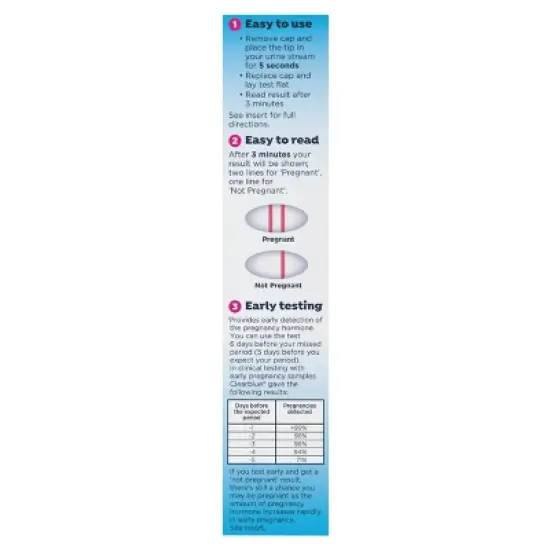 Clearblue Early Detection Pregnancy Test - 3ct image {2}