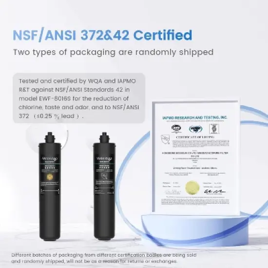 Waterdrop RF15 Replacement Filter Cartridge For 15UA/15UB/15UC Under Sink Water Filter image {1}