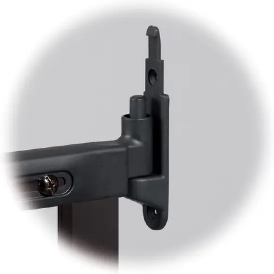 KidCo G2304 Angle Mount Safeway Top of Stairs Quick Release Baby Gate for Blocking Stairs or Hallways and Dividing Rooms, 42.5 x 31 Inch, Bamboo, Gray image {2}