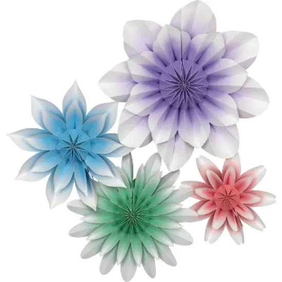Teacher Created Resources&reg; Floral Bloom Paper Flowers, Pack of 4 image {3}