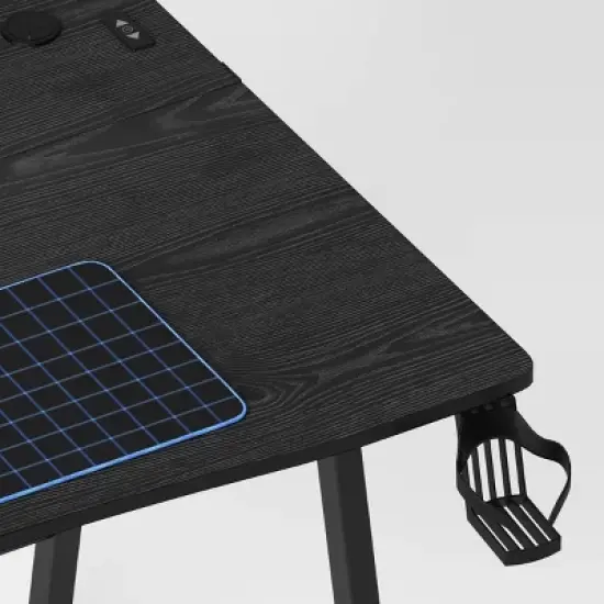 Gaming Dorm Desk with LED Lights and Headphone Holder - Room Essentials&trade; image {4}