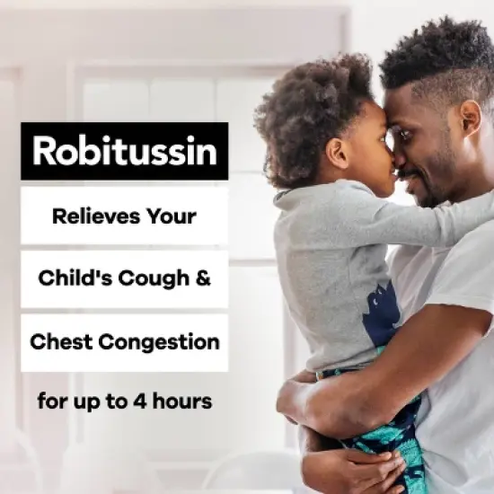 Robitussin Children's Cough & Chest Congestion Liquid - Fruit Punch - 4 fl oz image {2}