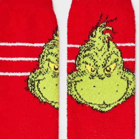 Women's Dr. Seuss' The Grinch 7 Days of Cozy Crew Socks - Assorted Colors 4-10 image {2}