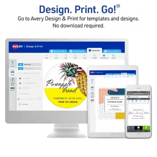 Avery Scalloped Tags with String , 2" x 1.25", 180 Tags (22848) image {5}