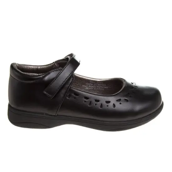 French Toast Girls School Shoes with Little Abstract Details (Little Kids) image {1}