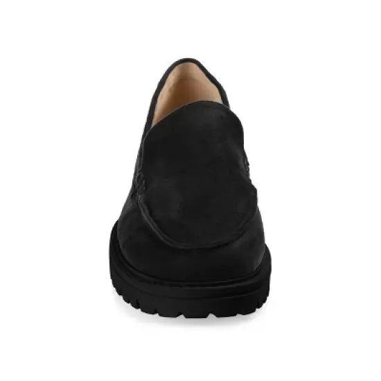 Journee Collection Womens Erika Loafer Almond Toe Slip On Flats image {5}