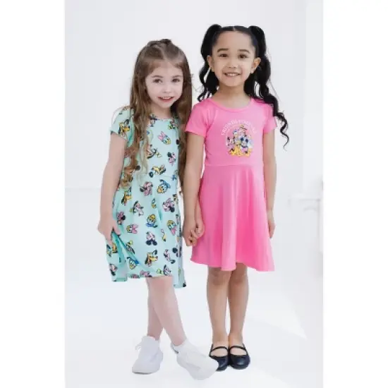 Disney Junior Baby Girls 2 Pack Skater Dresses Infant image {1}