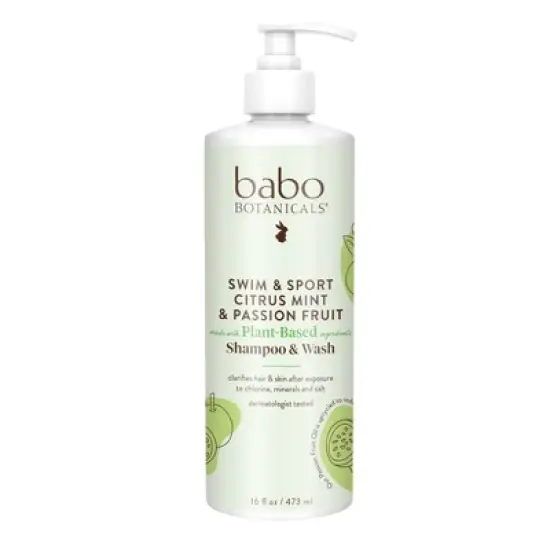 Babo Botanicals Swim & Sport Citrus Mint Baby Shampoo & Wash - (Select Size) image {5}